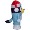 Gemmy Bluey Christmas Airblown Inflatable in Santa Hat Bluey, 3.5