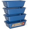 Nonstick Loaf Pan Set Pack of 4, Carbon Steel 11"