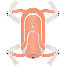 MightySkins Skin Compatible with ZEROTECH Dobby Pocket Drone – Solid Peach | Protective, Durable, and Unique Vinyl Decal wrap Cover | Easy to Apply, Remove, and Change Styles | Made in The USA