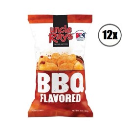Uncle Ray's BBQ Chips - 3 oz. Bag - 12 Pack