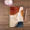 bloom daily planners Undated Soft Cover Planner, 5x8", Earthy Abstract,