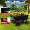 MERXENG 800 Lbs Heavy-Duty Poly Garden Dump Cart, Utility Dump