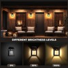 XIJUAN Solar Wall Lights Outdoor, Dusk to Dawn Motion Sensor