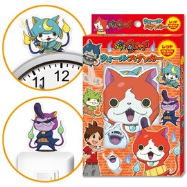妖怪ウォッチ ウォールステッカー レッド