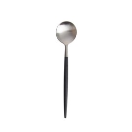 Cutipol GOA GO11 Teaspoon, Black, 4.7 inches (12 cm)