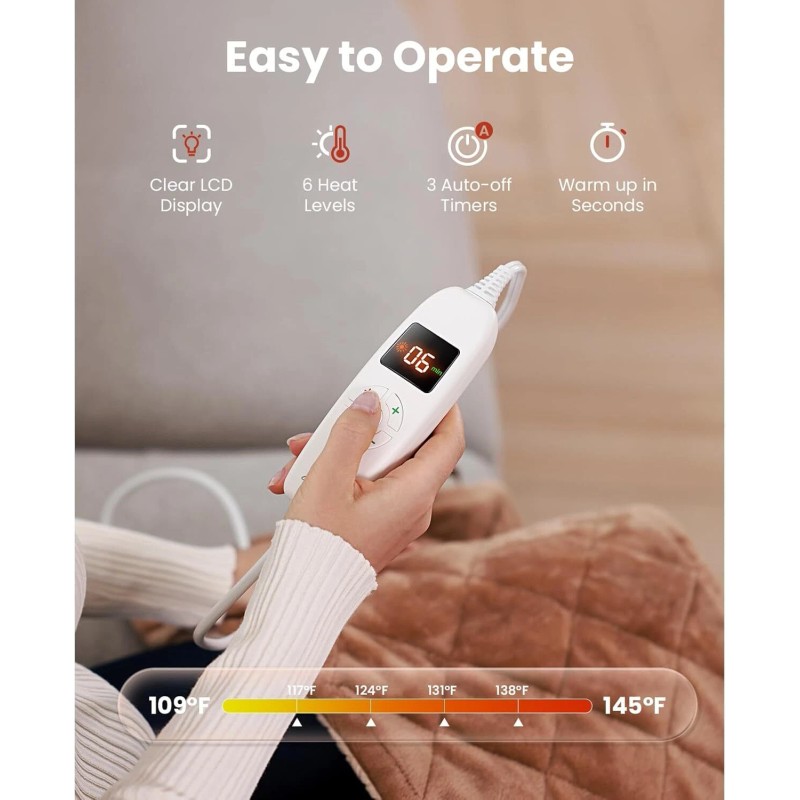 Bob And Brad Weighted Heating Pad Far Infrared Therapy Neck