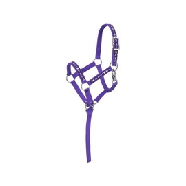 Tough 1 Nylon I Love My Mini Miniature Halter, Purple, Medium