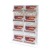 Marketing Holders 8 Pocket Business Card Holder Organizer Acrylic Bottom