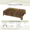 JRZHXYA Bamboo Print Tablecloth 54 x 72 Inch Zen Japanese