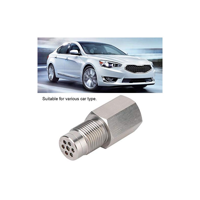 Fydun Adaptador de Sensor de Oxígeno, M18x1.5 Acero Inoxidable Adaptador