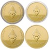 SUPIA Actual Physical Litecoin with Silver Plating Display Iem Case