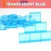 MALEKO Transparent Clear Window House Building Bricks, Classic Flat Plates