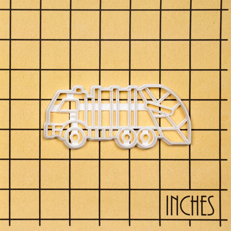 Garbage Truck Cookie Cutter 1 Piece
