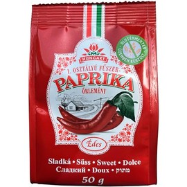 Hungarian Sweet Paprika (50g) in Strong Paper Bag, Imported from Kalocsa, Hungary
