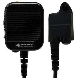 Sheepdog SD27-HA1 Police Remote Shoulder Speaker Microphone, Compatible with Harris Macom Jaguar 700P P5100 P5130 P5200 P7100 P7130 P7200 P7230 and SPD2000 Two Way Radios