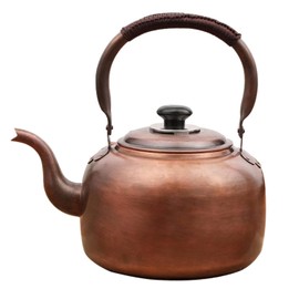 Generic Whistle Tea Pot,Tea Kettle,Copper Kettle,water boiling beep,with Ergonomic Handle, for Gas, Induction,Stovetops, 16×27, FG001
