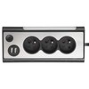 Electraline, Multi-Socket, 3-Way Power Strip with 2 USB Ports