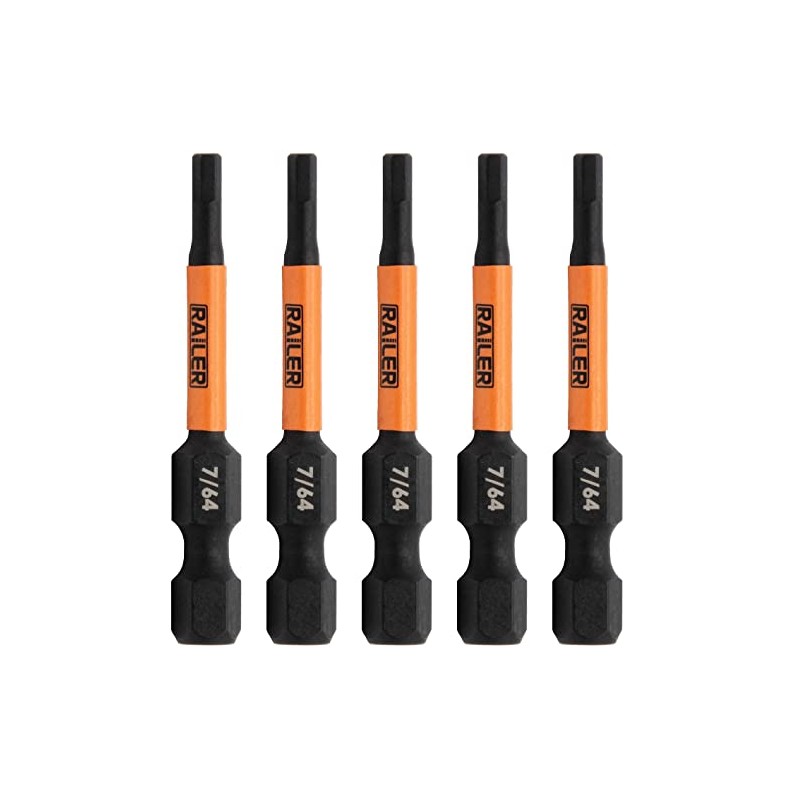 Hex 7/64" Impact Driver Bit - Railer Allen Wrench Drill