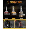 Termitor Upgraded H11/H9/H8 9005/HB3 Light Bulbs Combo, 𝟏𝟎𝟎,𝟎𝟎𝟎𝐋𝐌 𝟏𝟐𝟎𝟎％ Brighter