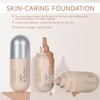 Liquid Foundation Makeup Medium Coverage, Lightweight Flawless Finish Foundation, Improves