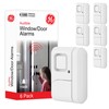 GE Personal Security Window and Door Alarm, 6 Pack, DIY