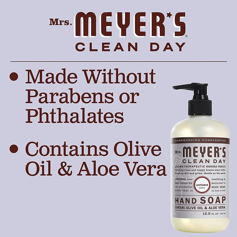 Mrs. MEYER'S CLEAN DAY Hand Soap, Refill Variety Pack Soaps