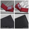 VISOUL Men's Leather Wallet with ID Window, RFID Protection, Genuine