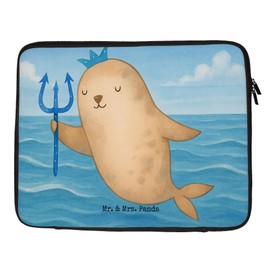 Mr. & Mrs. Panda Notebook Tasche Sternzeichen Wassermann Design 27 x 36 cm - Weiß