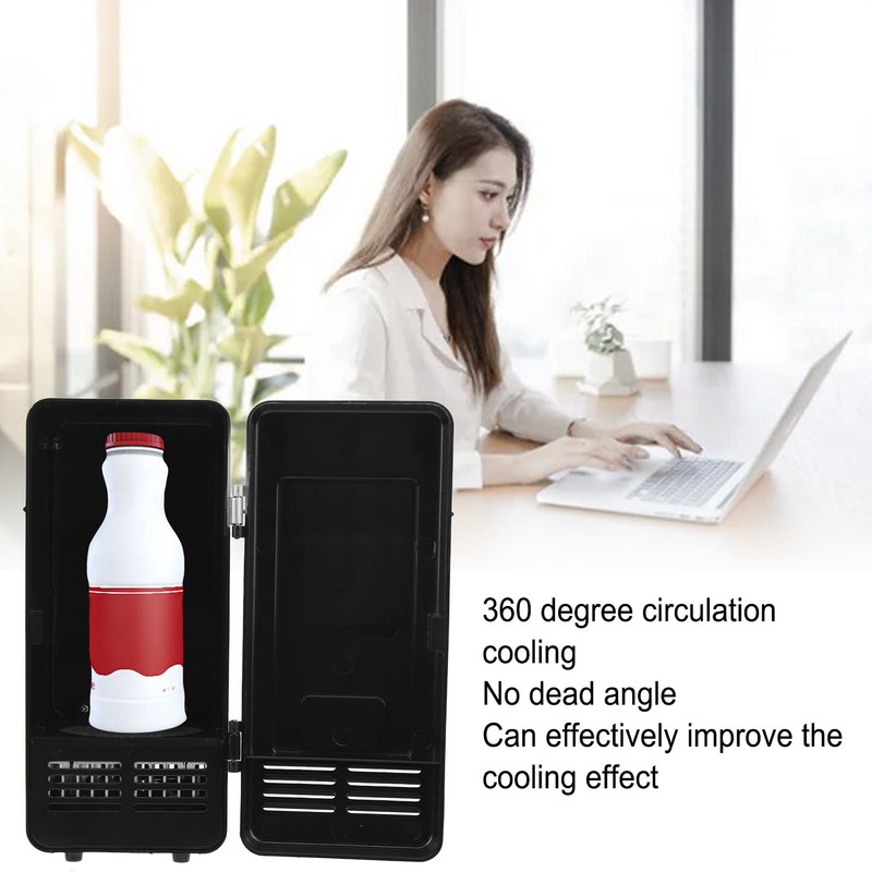 Mini Single Tank Refrigerator USB Rechargeable Portable Low Decibel Energy