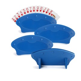 Adult Children Playing Card Holder Canasta Cards Plastic Playing Cards Holder Card Game Plastic Hands Free Cards Suitable for Family Card Games, Poker Parties