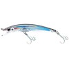 Yo-Zuri Crystal 3D Minnow Floating Lure, Silver Black, 5-1/4-Inch