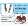 KAPSING 132 Piece Sanding Sleeve Set for Dremel Sanding Attachments