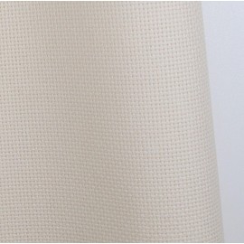KCS 16CT Counted Cotton Cross Stitch Aida Cloth Fabric (12" x 59",Ecru)