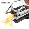 Potato Cutter Chip Cutter Portable Home Kitchen Accessories Cooking