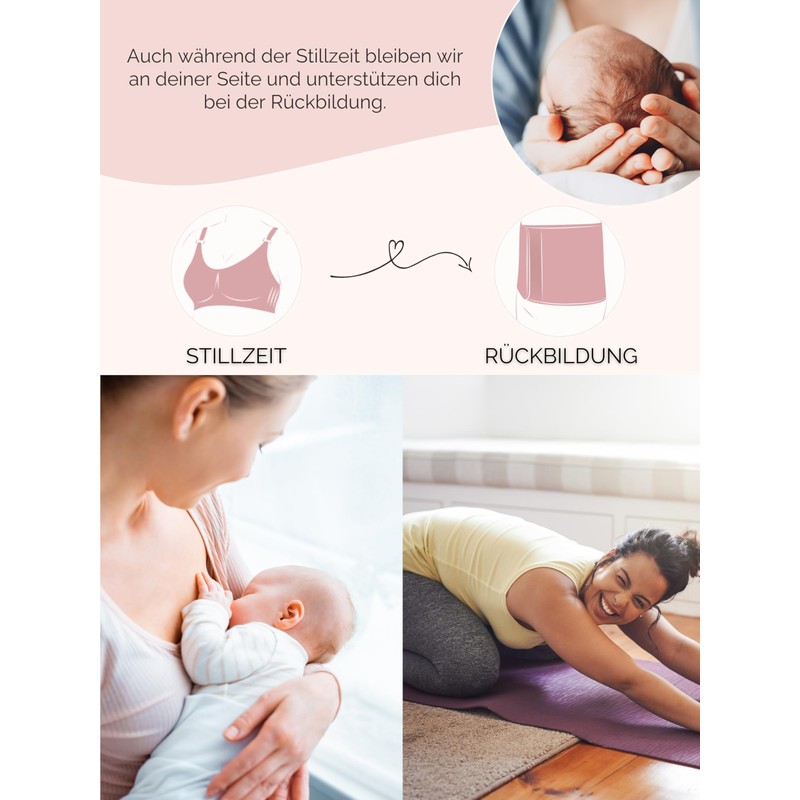 Herzmutter Seamless Nursing Tops, Set of 2, Easy Breastfeeding Function,