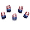 YIZHUO 4th of July Sparkling Semi-Cured Gel Nail Strips Kit