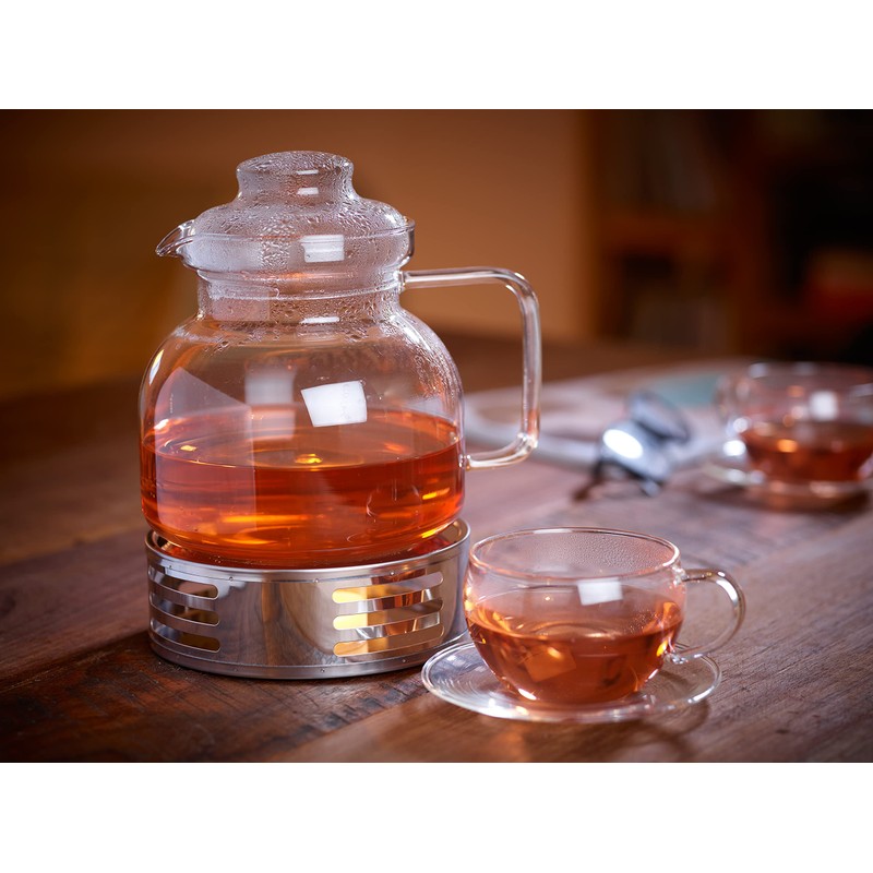Echtwerk Tea Warmer Stainless Steel Round Tea and Coffee Warmer