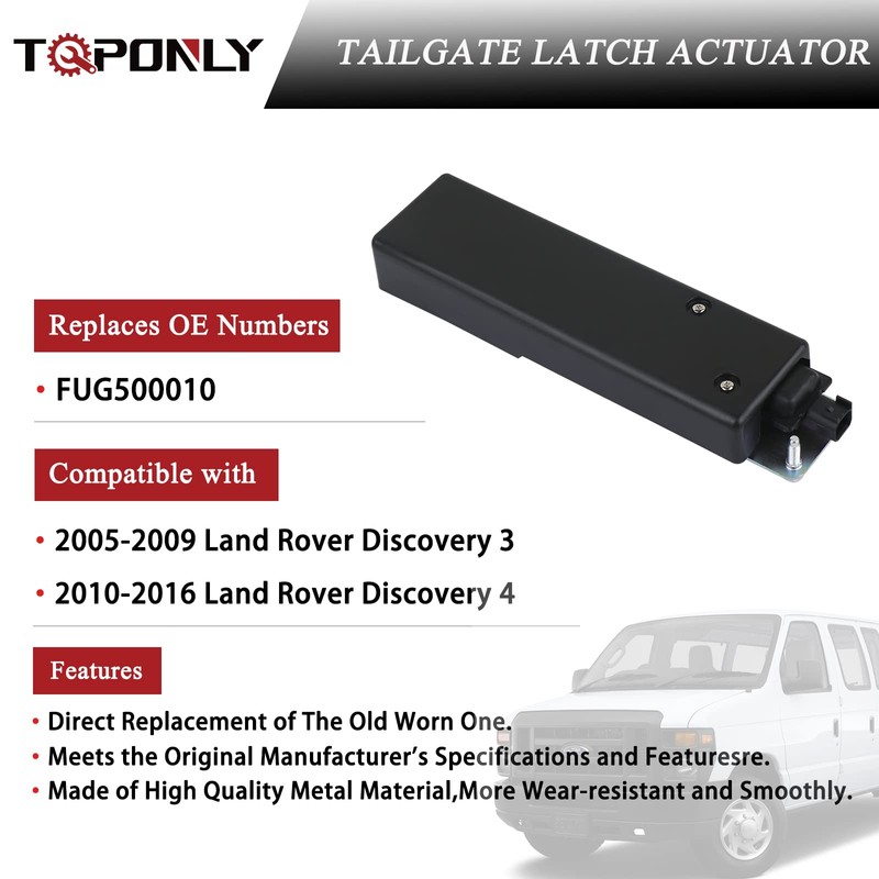 TQPONLY Tailgate Hatch Door Lock Actuator Compatible with Land Rover