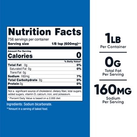 Nutricost Baking Soda (1 LB) - For Baking, Cleaning, Deodorizing, and More