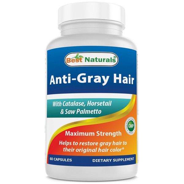 Best Naturals Anti Gray Hair Formula, 60 Count (pack of 2)
