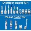 Geberit cistern seal set: jack bell seal and bass seal,