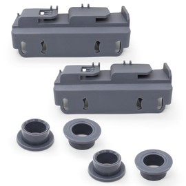 WD28X27241 Dishwasher Rack Carrier And Roller Kit Replacement for GE Hotpoint Haier Replaces Parts AP6990367PDT715SYN2FS GDP645SYN2FS ADT521PGF0BS GDF510PGD2WW GDF570SGF0CC GDF620HGJ5WW (2Pack)