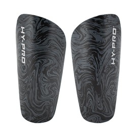 Hy-Pro Shin Pads With Football Socks - Breathable & Secured Elastic Shin Pad Socks For Players 120-140cm - Small Size, No-Strap Design for Secure Protection