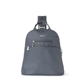 Baggallini Essential Convertible Backpack, Charcoal Gray