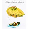 VROOMIUM Banana Holder Stand with Ceramic Bowl - Holds Up