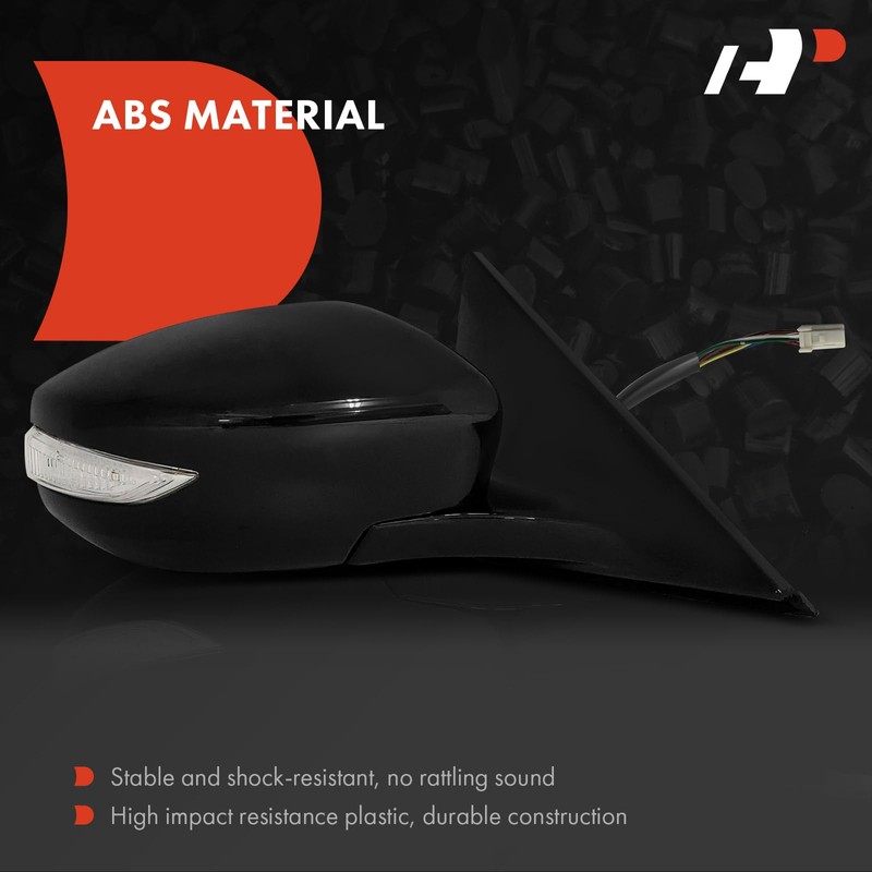 A-Premium Passenger Side Power Door Mirror - Compatible with Nissan