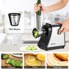Electric Cheese Grater, 250W Electric Cheese Shredder With 5 Different