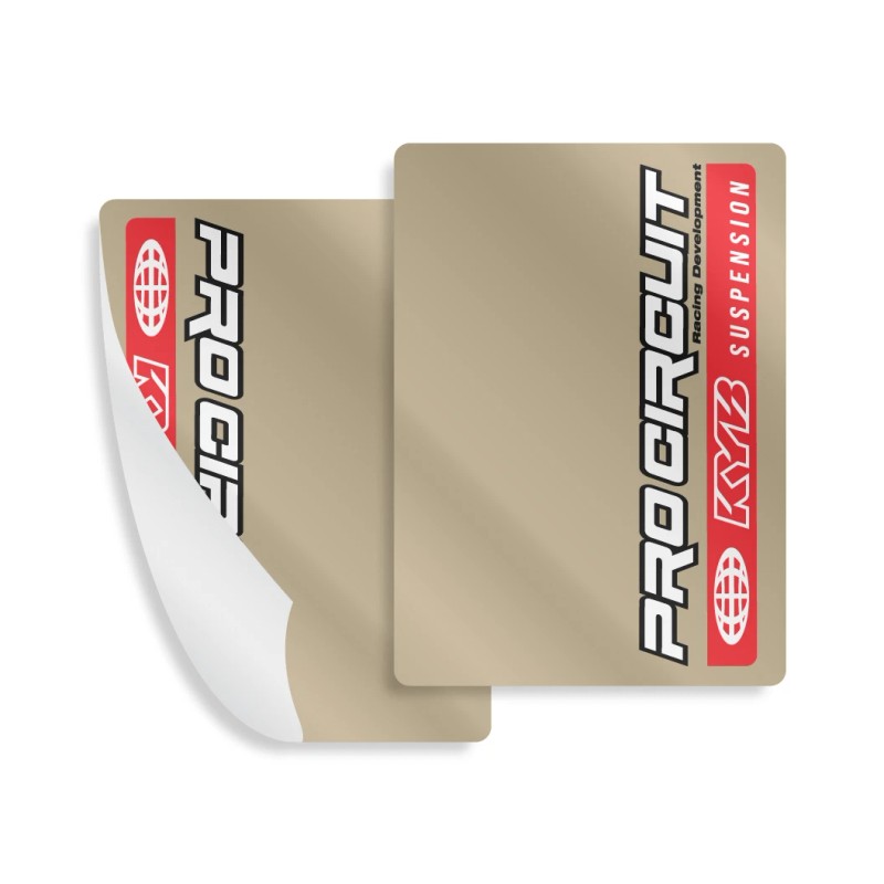 Pro Circuit KYB Fork Stickers Suspension Decals Set (9x6.5)