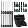 EMENTOL 24PCS 3/8" Drive Impact Torx Bit Socket Set, Extra