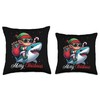 Merry Christmas Elf Riding Shark Funny Xmas Boys Girls Kids